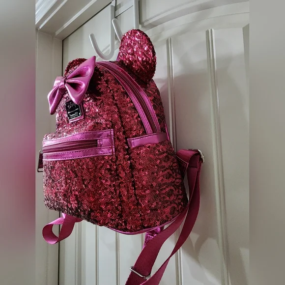 Magenta sequin Loungefly - Picture 5 of 6